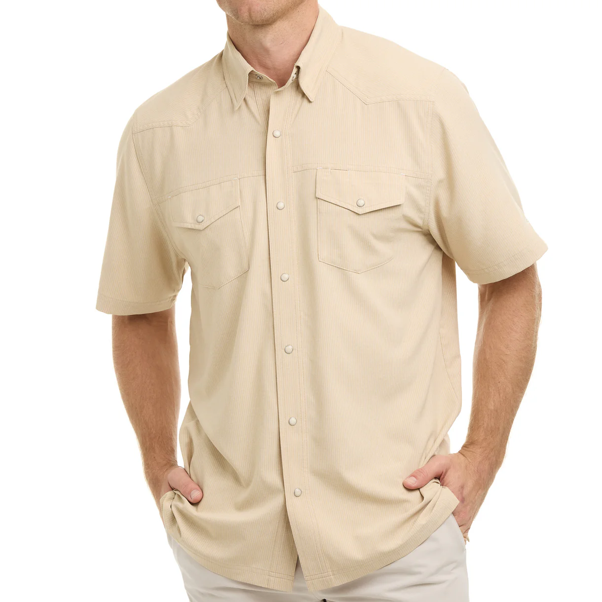Drover Short Sleeve Shirt - Khaki